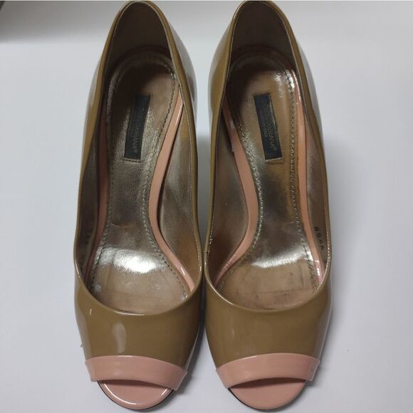 Dolce Gabbana  Patent leather open toes  heel Shoe - Picture 1 of 6